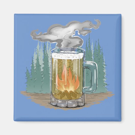 Smokey Beer Magneet (Voorkant)