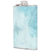 Smokey Blue Marble Monogram Heupfles (Links)