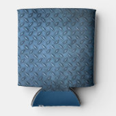 Smokey Blue Metal Afbeelding Aangepaste naam toevo Blikjeskoeler (Voorkant)