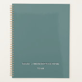 Smokey Blue Planner (Voorkant)