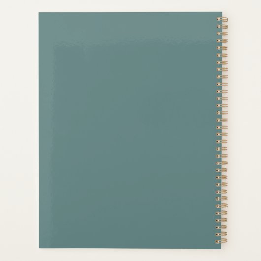 Smokey Blue Planner (Achterkant)