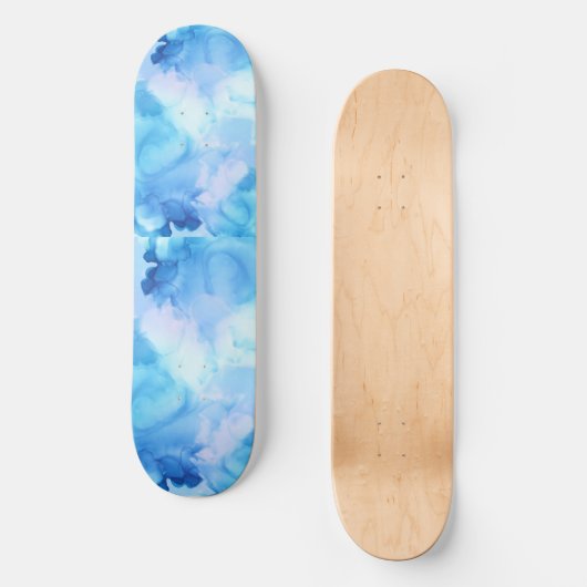 Smokey Blue Skateboard (Voorkant)
