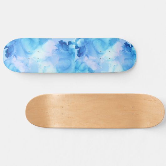 Smokey Blue Skateboard (Horizontaal)