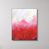 Smokey Crimson Canvas Afdruk (Voorkant)