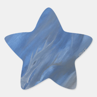 Smokey Dragon Ster Sticker