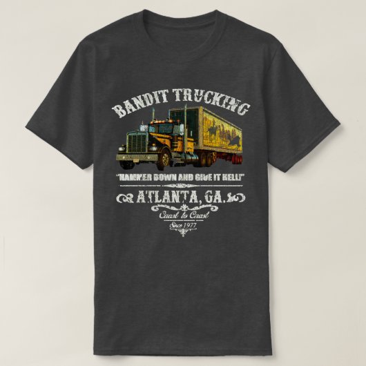 Smokey en de Bandit Trucking T-shirt (Design voorkant)