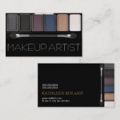 Smokey Eyeshadow Palette makeUp Artist Cosmetics Visitekaartje (Voorkant / Achterkant)
