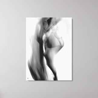 Smokey flames canvas afdruk