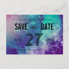Smokey Galaxy Bewaar de Datumkaarten Save The Date