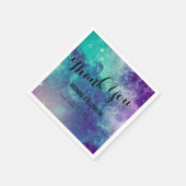 Smokey Galaxy Bruiloft servetten (Hoek)