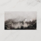 Smokey Grey Modern Art Visitekaartje (Achterkant)
