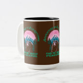 Smokey het Beer, Adventure Time Tweekleurige Koffiemok (Voorkant links)