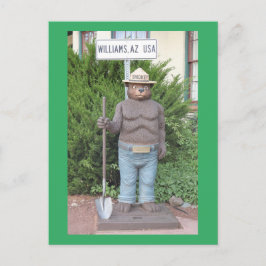 Smokey het Beer op Route 66 Briefkaart