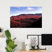 Smokey Mountain Autumn Poster (Thuiskantoor)