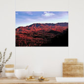Smokey Mountain Autumn Poster (Keuken)