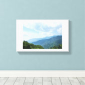 Smokey Mountain Canvas Afdruk (Insitu (Houten vloer))