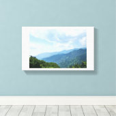 Smokey Mountain Canvas Afdruk (Insitu (Houten vloer))