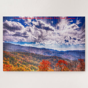 Smokey Mountain River Creek. kerstcadeautjes Legpuzzel