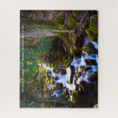 Smokey Mountain River Creek. Legpuzzel (Verticaal)