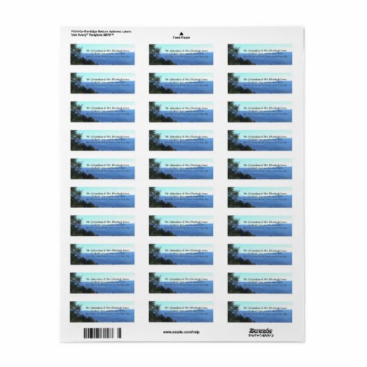 Smokey Mountain Summer Etiket (Full Sheet)