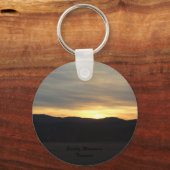 Smokey Mountain Sunset Sleutelhanger (Voorkant)