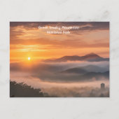 Smokey Mountains gezien vanuit Knoxville, Tennesse Briefkaart (Voorkant)