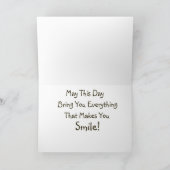 Smokey Mountains Happy Birthday Bedankkaart (Binnen)