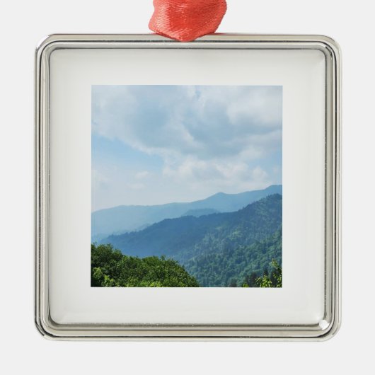 Smokey Mountains Metalen Ornament (Voorkant)