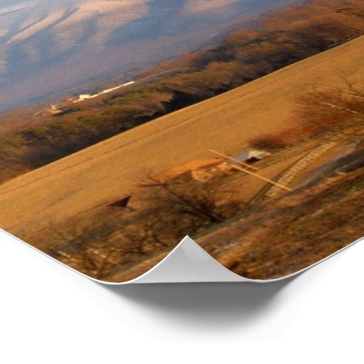 Smokey Mountains, Tennessee Poster (Hoek)