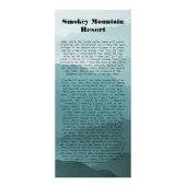 Smokey Mountian Resort Rack Kaart (Achterkant)