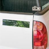 Smokey Paths Trails Forests Bossen Bumpersticker (Op Truck)