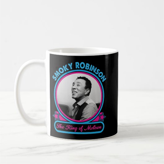 Smokey Robinson De koning van Motown Koffiemok (Links)