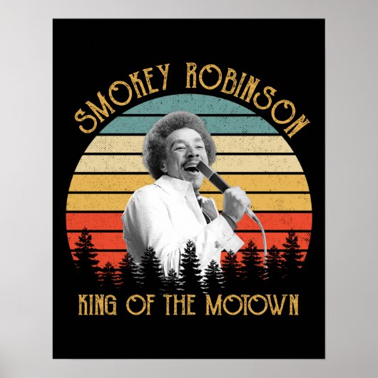  Smokey Robinson De koning van Motown Poster (Voorkant)
