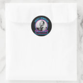 Smokey Robinson De koning van Motown Ronde Sticker (Tas)