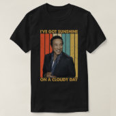 Smokey Robinson Ik heb zonneschijn op een clo T-shirt (Design voorkant)