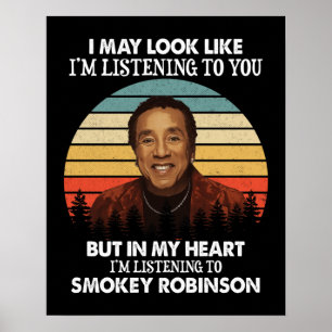  Smokey Robinson's Lovers Gift Mannen Vrouwen Poster