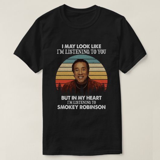  Smokey Robinson's Lovers Gift Mannen Vrouwen T-shirt (Design voorkant)