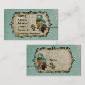  Smokey Roos Owl Visitekaartje/Labels Visitekaartje (Voorkant / Achterkant)