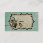  Smokey Roos Owl Visitekaartje/Labels Visitekaartje (Achterkant)