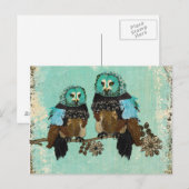 Smokey Roos    OwlsPostcard Briefkaart (Voorkant / Achterkant)