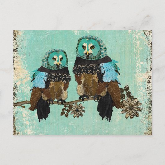 Smokey Roos    OwlsPostcard Briefkaart (Voorkant)