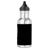 Smokey Skull Head Gothic Black en White Cool Waterfles (Rechts)