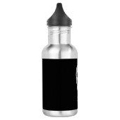 Smokey Skull Head Gothic Black en White Cool Waterfles (Links)