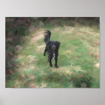 Smokey Soft and Simple Abstract Painting