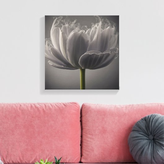 Smokey Tulip Canvas Afdruk (Insitu (Woonkamer))
