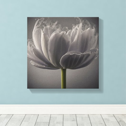 Smokey Tulip Canvas Afdruk (Insitu (Houten vloer))