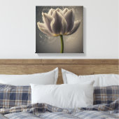 Smokey Tulip Canvas Afdruk (Insitu (Slaapkamer))