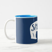 Smokies Beer Tweekleurige Koffiemok (Links)