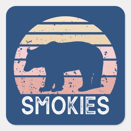 Smokies Beer Vierkante Sticker (Voorkant)