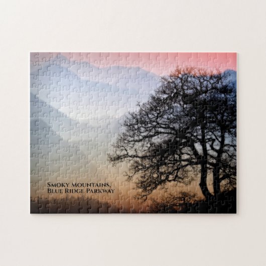Smokies Blue Ridge Parkway Sunset Photography Legpuzzel (Horizontaal)